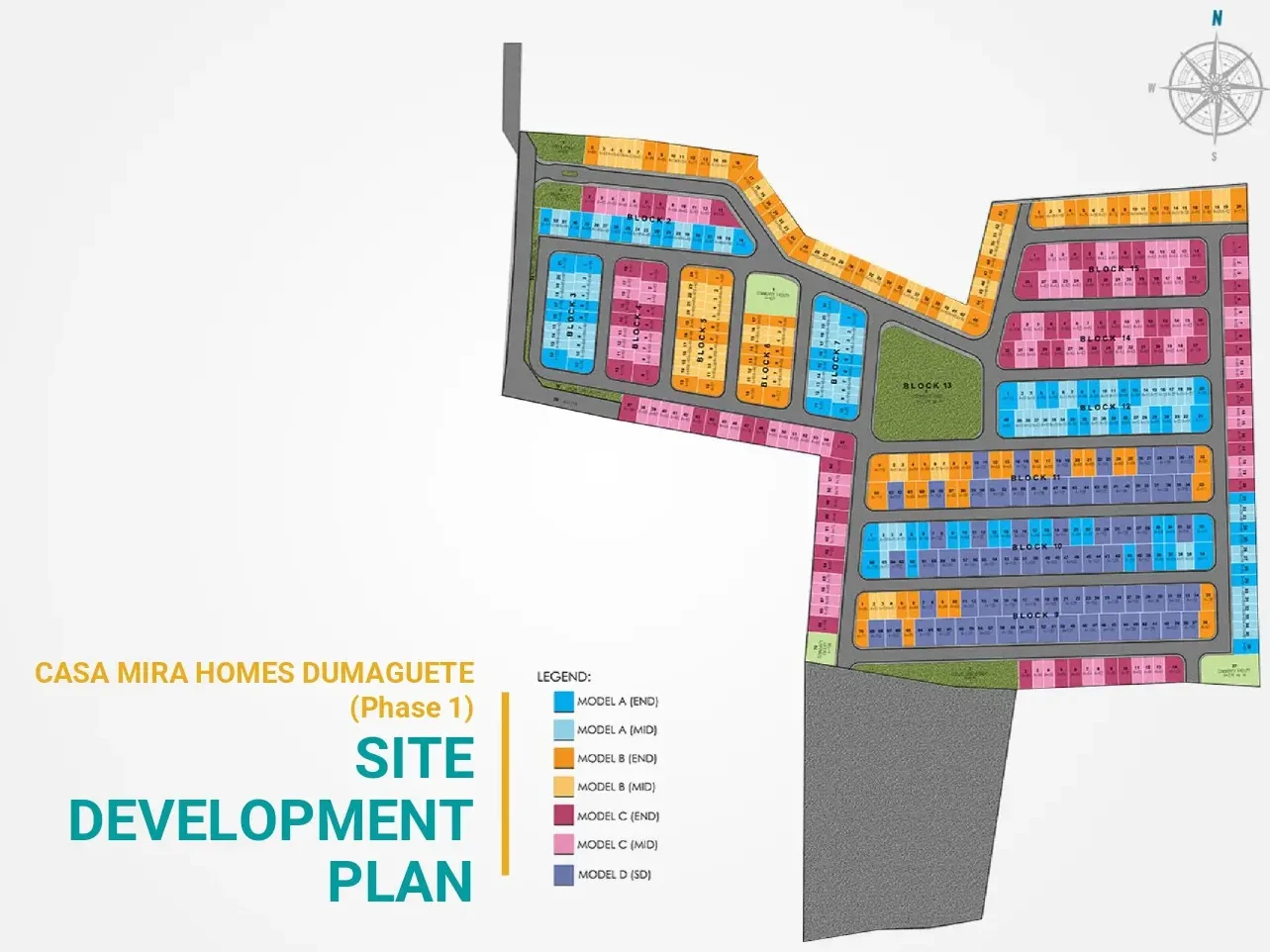 Casa Mira Homes Dumaguete Site Development plan