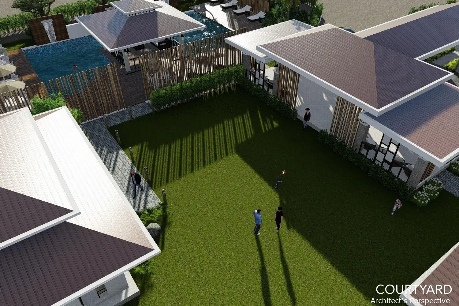 Casa Mira Iloilo Court yard