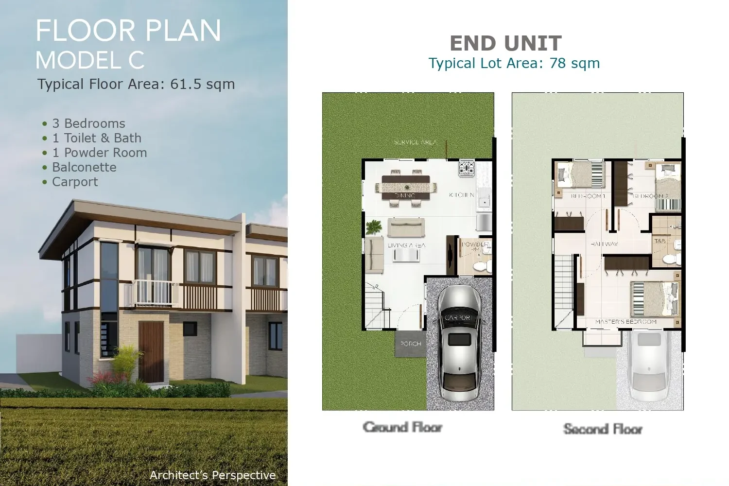 Casa Mira Iloilo End Unit Model C