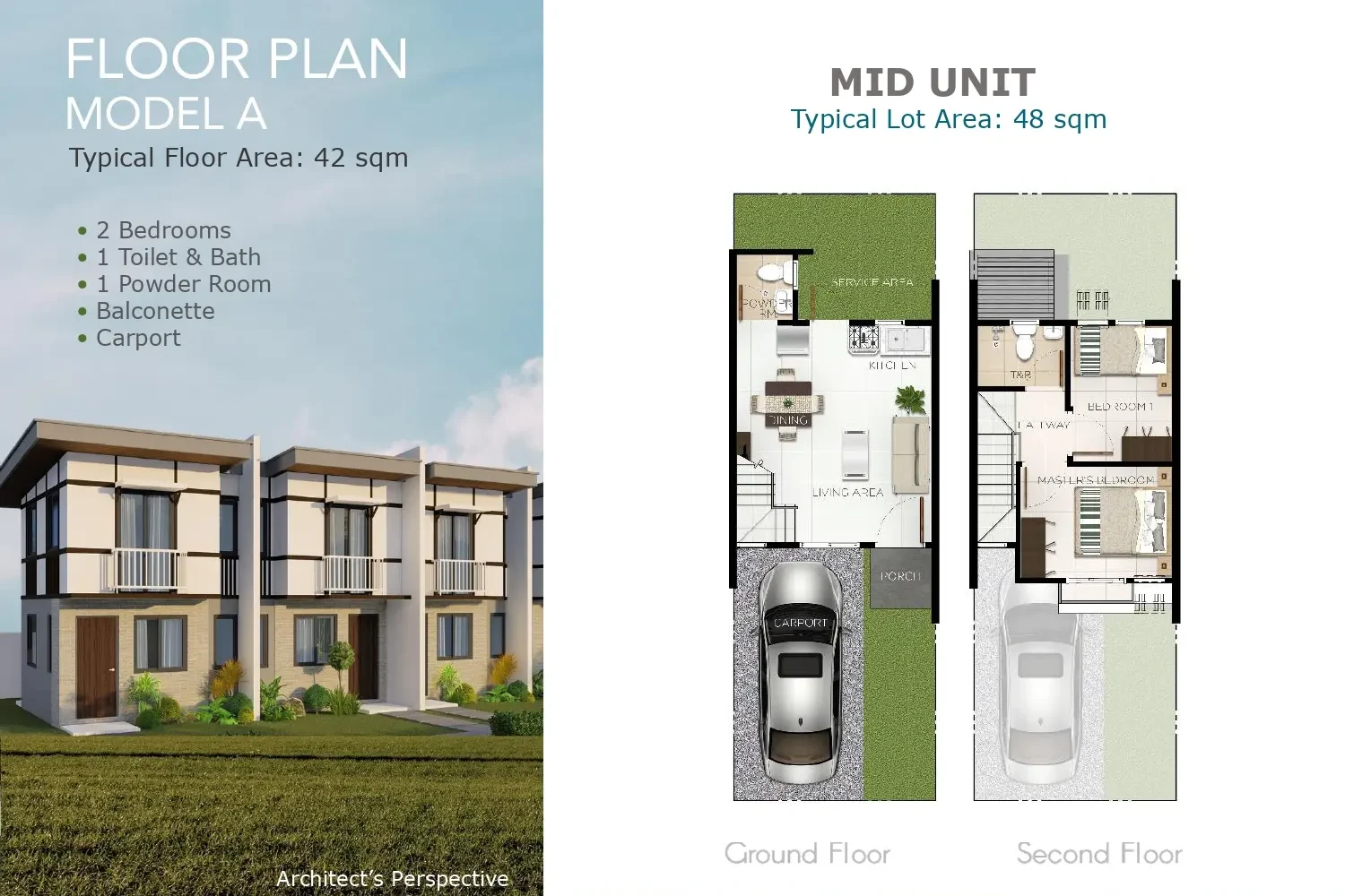 Casa Mira Iloilo Mid Unit Floor plan